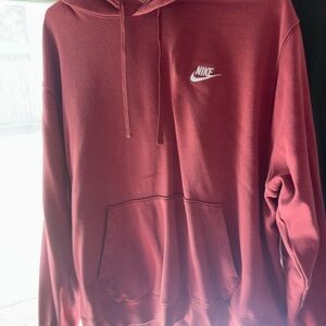 Nike Men's Red Hoodie